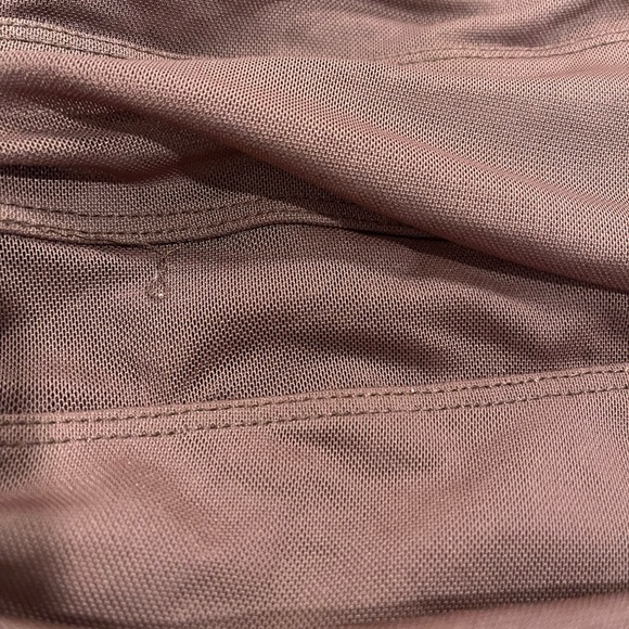 Zara Brown One-Shoulder Ruched One piece Swimsuit. Size- S - Picture 4 of 4